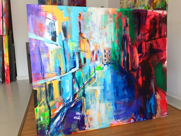 Original Cities Painting by Kasia Pawlak