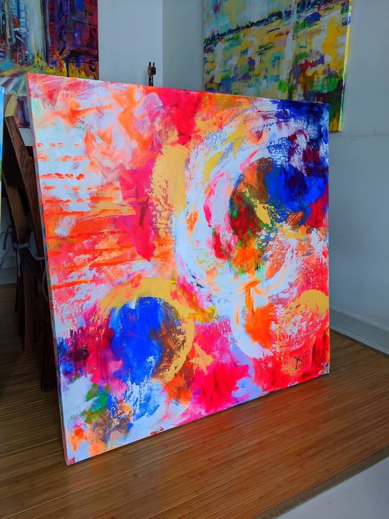 Original Abstract Painting by Kasia Pawlak