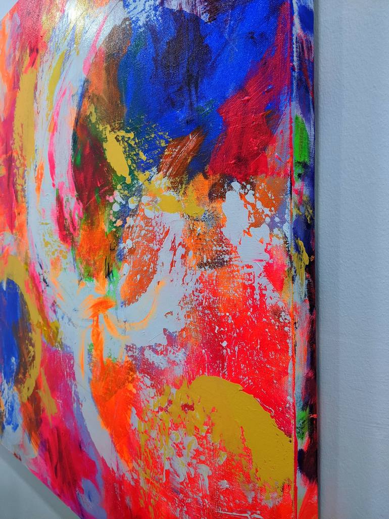 Original Expressionism Abstract Painting by Kasia Pawlak