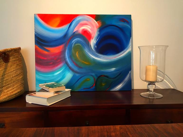 Original Abstract Painting by Kasia Pawlak