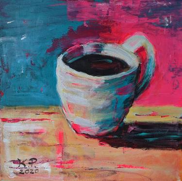Original Abstract Still Life Paintings by Kasia Pawlak