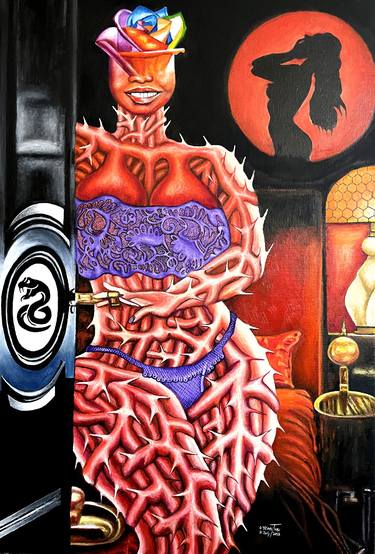 Original Figurative Religious Paintings by O Yemi Tubi