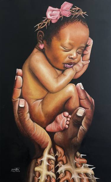 Print of Children Paintings by O Yemi Tubi