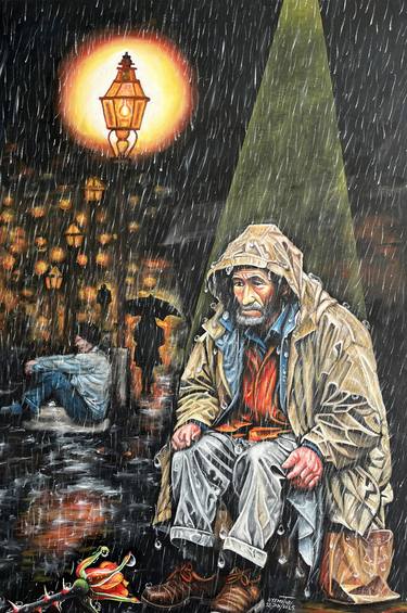 Original Contemporary People Painting by O Yemi Tubi