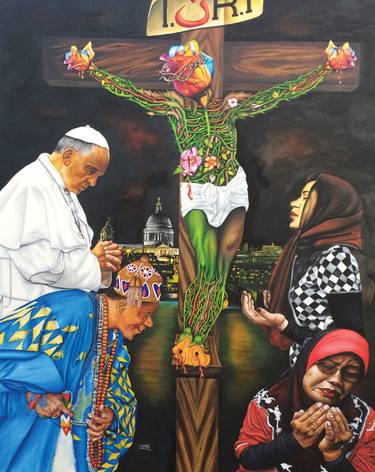 Print of Religious Paintings by O Yemi Tubi