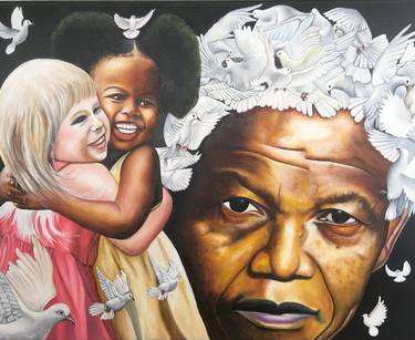 Original Conceptual Political Paintings by O Yemi Tubi