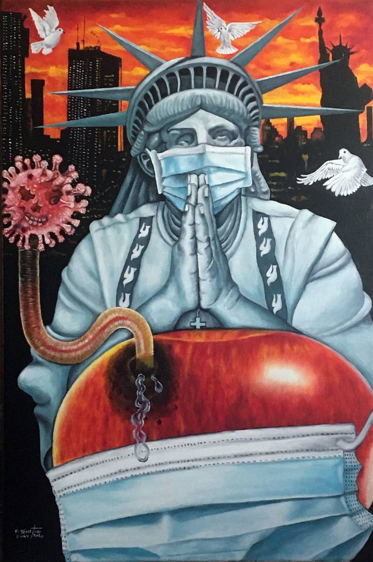 Print of Conceptual Religion Paintings by O Yemi Tubi