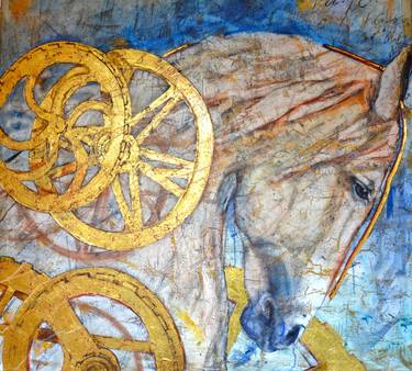 Original Figurative Horse Paintings by Isabelle Hugo