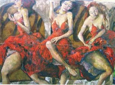 Original Figurative Women Paintings by Isabelle Hugo