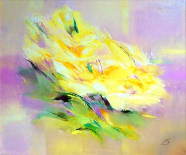 Original Abstract Floral Paintings by Tatiana Bugaenko