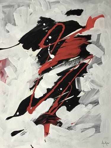 Original Abstract Painting by Cassandra Linnea Auker