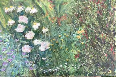 Print of Impressionism Garden Paintings by Olga Brereton