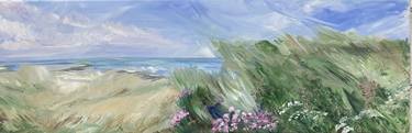 Print of Impressionism Beach Paintings by Olga Brereton