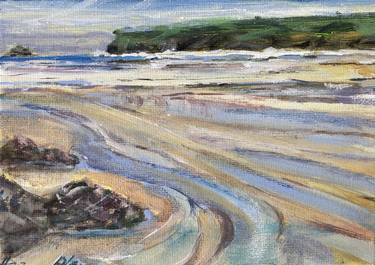 Print of Impressionism Beach Paintings by Olga Brereton