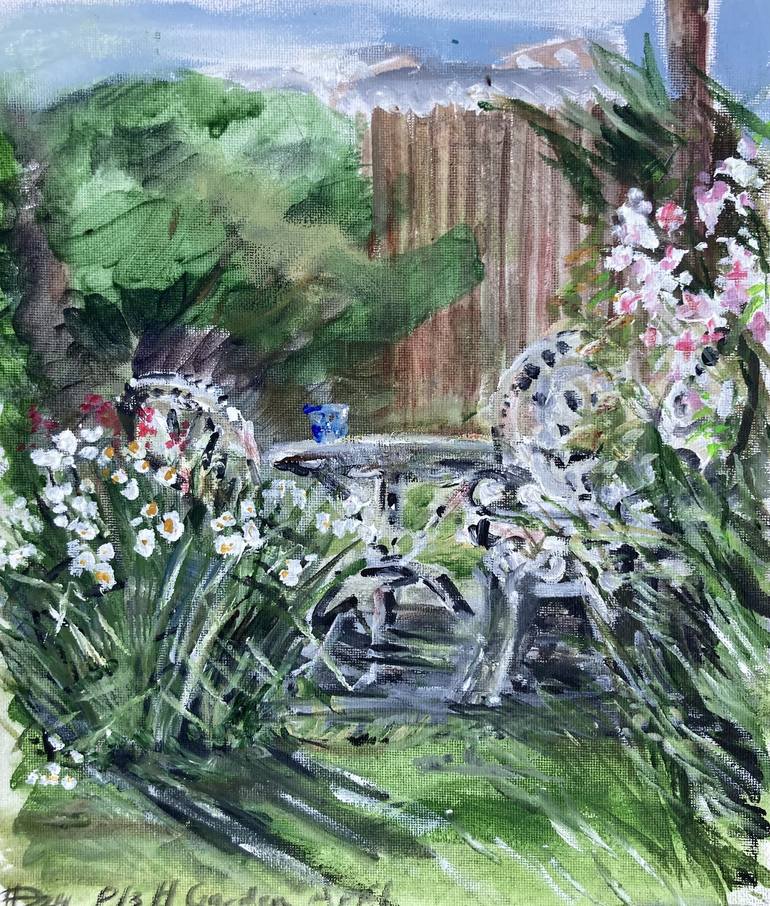Print of Impressionism Garden Paintings by Olga Brereton