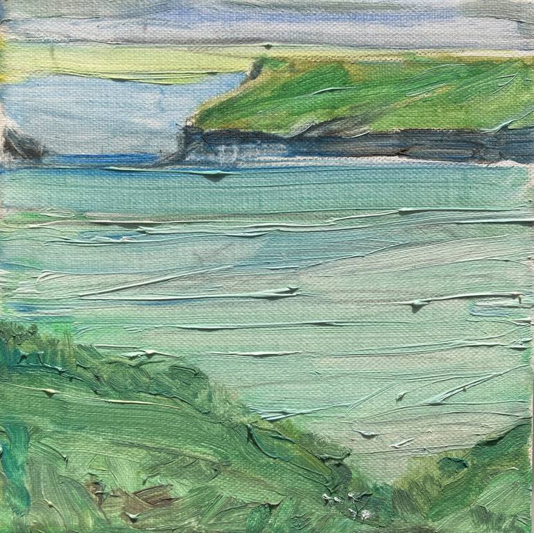 Print of Impressionism Beach Paintings by Olga Brereton