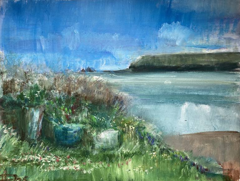 Print of Contemporary Seascape Paintings by Olga Brereton
