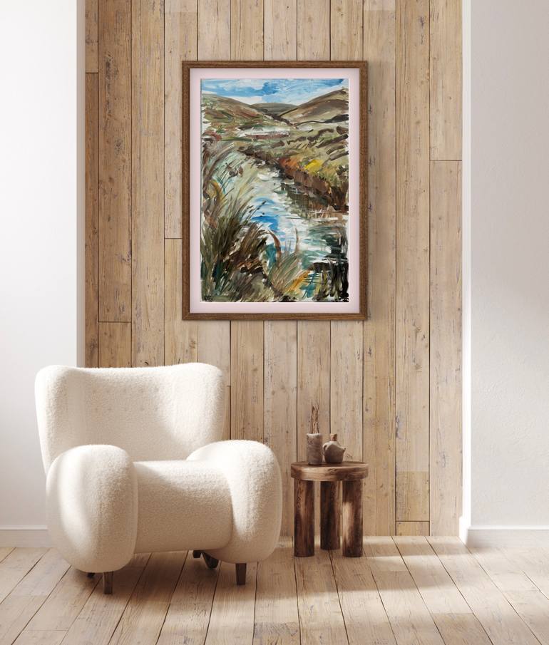 Original Contemporary Landscape Painting by Olga Brereton