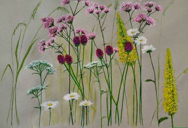 Print of Realism Floral Paintings by Olga Brereton