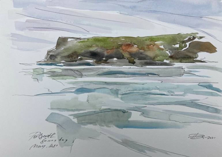 Original Impressionism Seascape Paintings by Olga Brereton