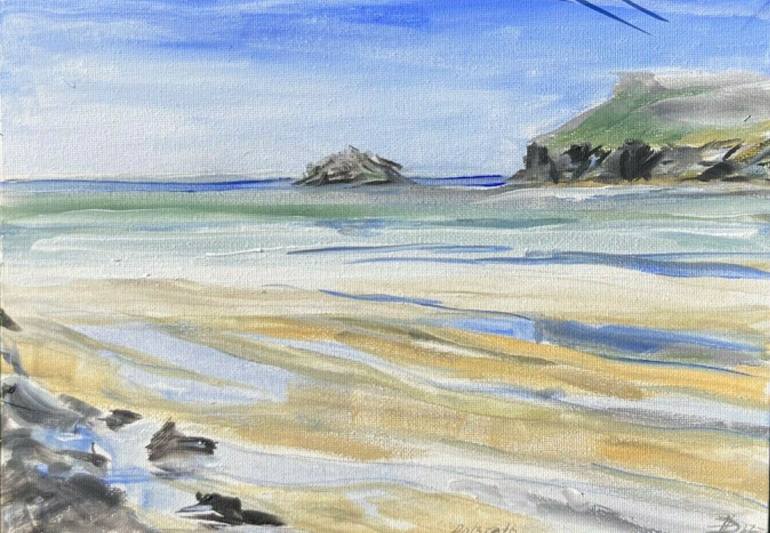 Original Impressionism Beach Paintings by Olga Brereton