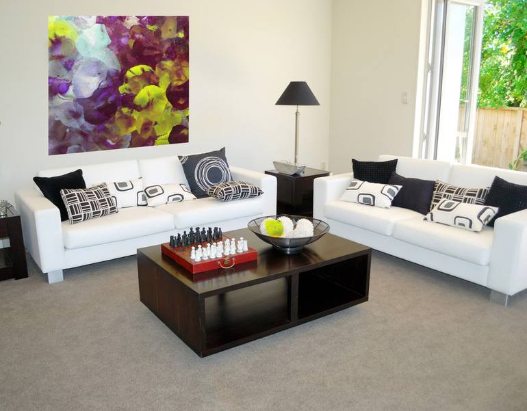 Original Abstract Expressionism Abstract Painting by Lana Sokoloff