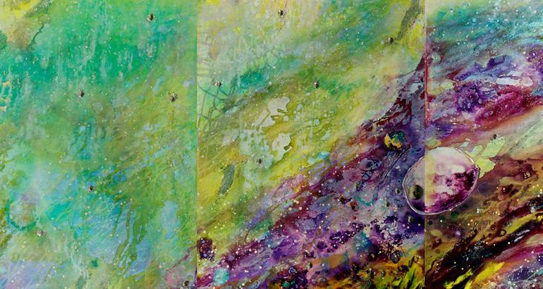 Original Abstract Expressionism Abstract Painting by Lana Sokoloff