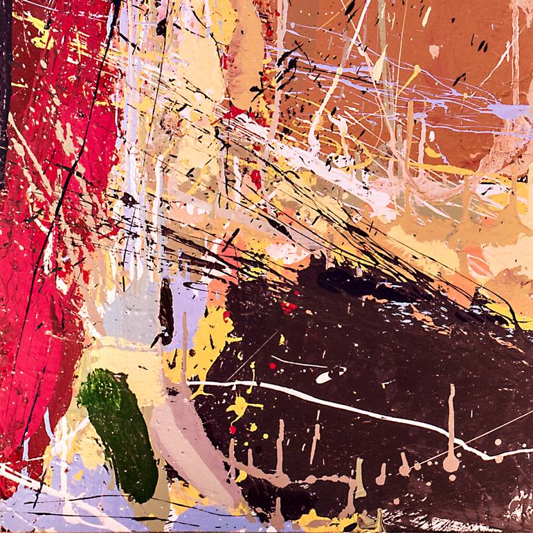 Original Abstract Expressionism Abstract Painting by William Montgomery