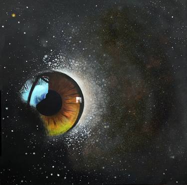 Original Outer Space Paintings by Seta Injeyan
