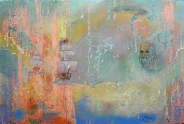 Original Abstract Expressionism Abstract Paintings by Asher Topel