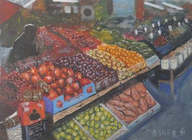 Original Realism Food Paintings by Asher Topel