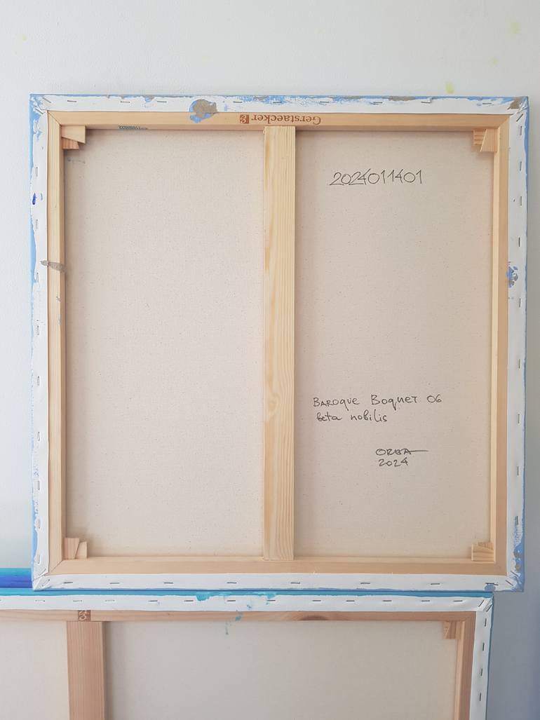 Original Abstract Floral Painting by Eka Orba