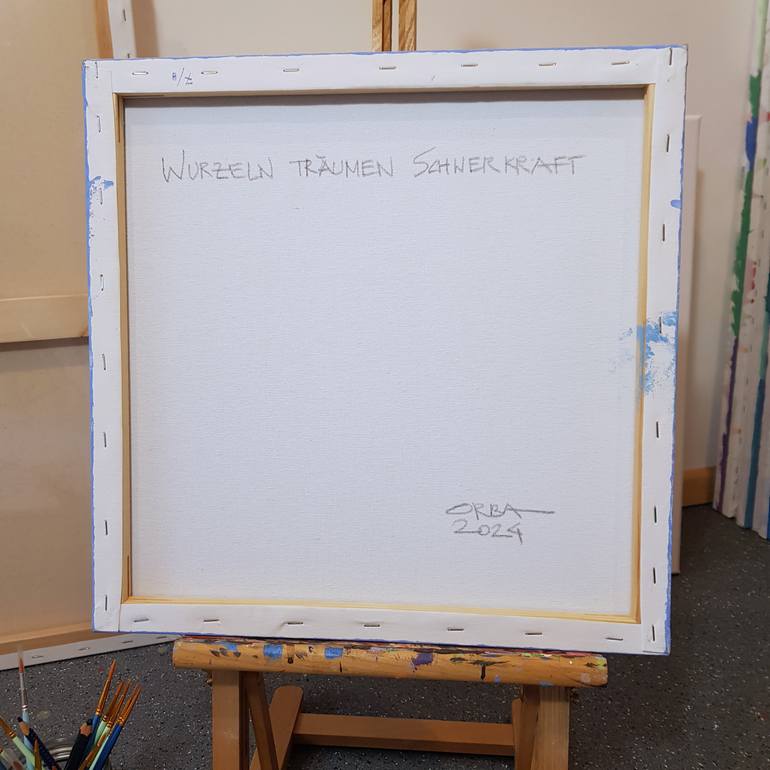 Original Abstract Botanic Painting by Eka Orba