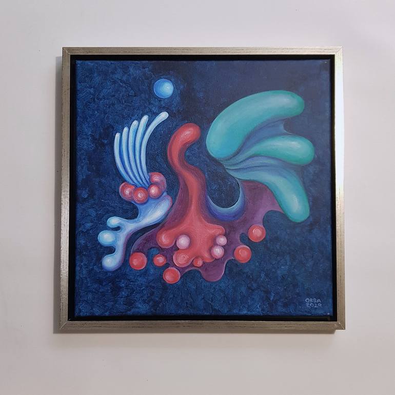 Original Abstract Botanic Painting by Eka Orba