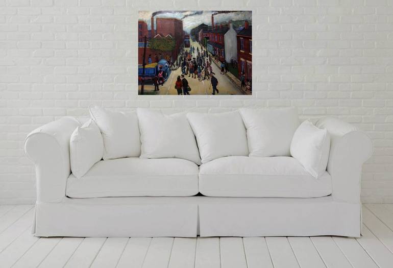 Original Figurative Cities Painting by Pedar Dillon