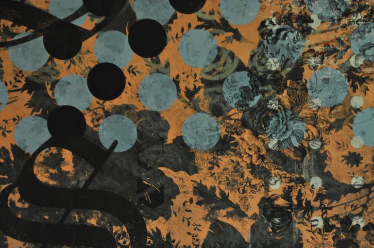 Original Abstract Patterns Printmaking by Sergio Rocha