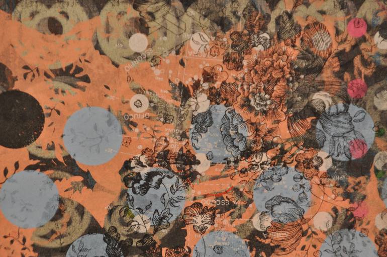 Original Abstract Patterns Printmaking by Sergio Rocha