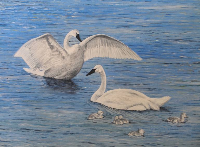 Original Realism Animal Paintings by Julie Saeger Nierenberg