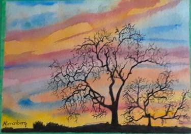 Original Realism Tree Paintings by Julie Saeger Nierenberg