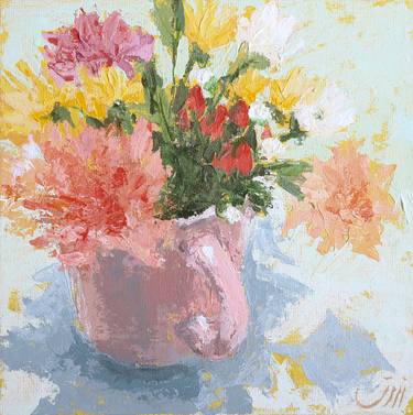 Print of Impressionism Floral Paintings by Sedigheh Zoghi
