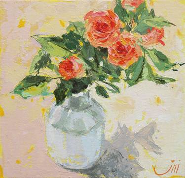 Original Contemporary Floral Painting by Sedigheh Zoghi