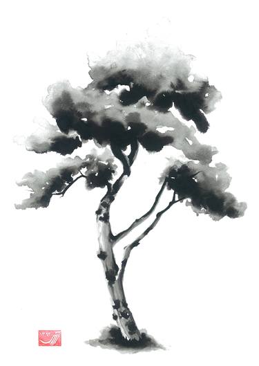 Print of Fine Art Tree Paintings by Sedigheh Zoghi