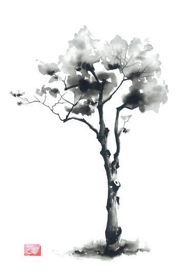 Print of Fine Art Tree Drawings by Sedigheh Zoghi