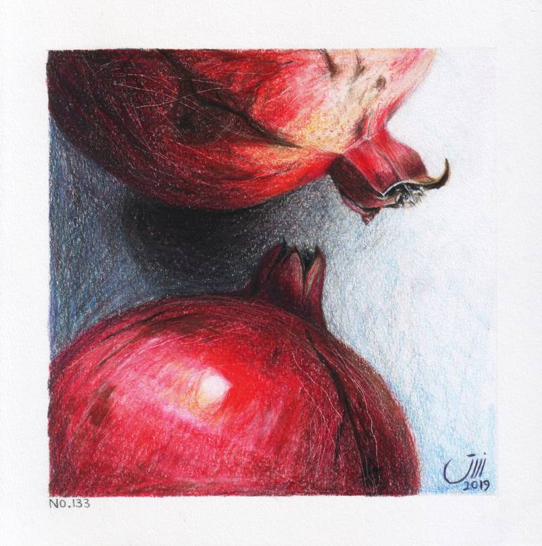 Original Fine Art Still Life Drawing by Sedigheh Zoghi