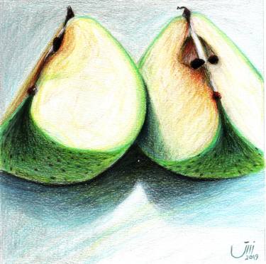 Original Fine Art Still Life Drawings by Sedigheh Zoghi