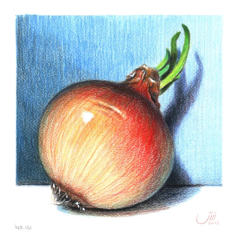 Original Fine Art Still Life Drawing by Sedigheh Zoghi