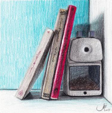 Original Fine Art Still Life Drawings by Sedigheh Zoghi