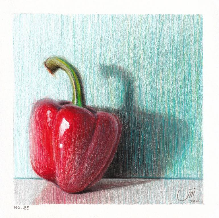 Original Fine Art Still Life Drawing by Sedigheh Zoghi