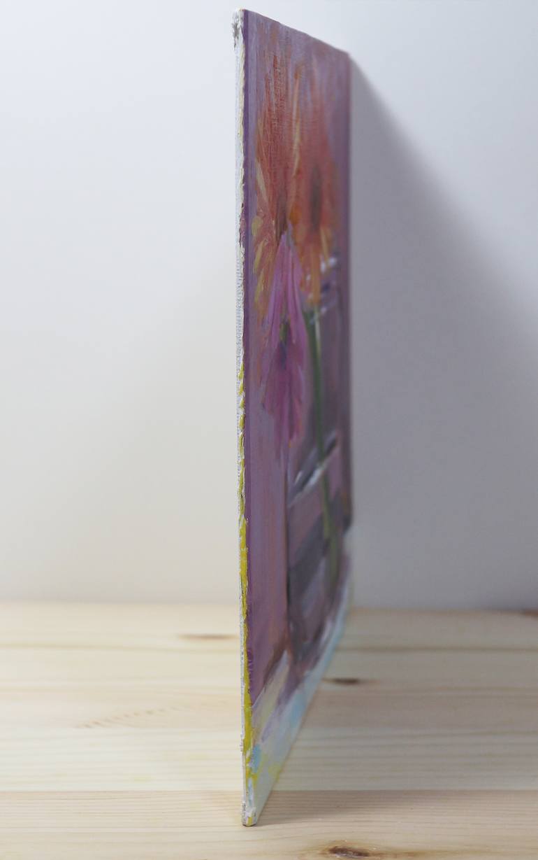 Original Impressionism Floral Painting by Sedigheh Zoghi