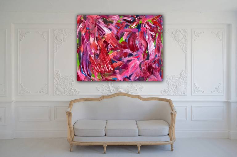 Original Abstract Expressionism Abstract Painting by Pablo Contrisciani